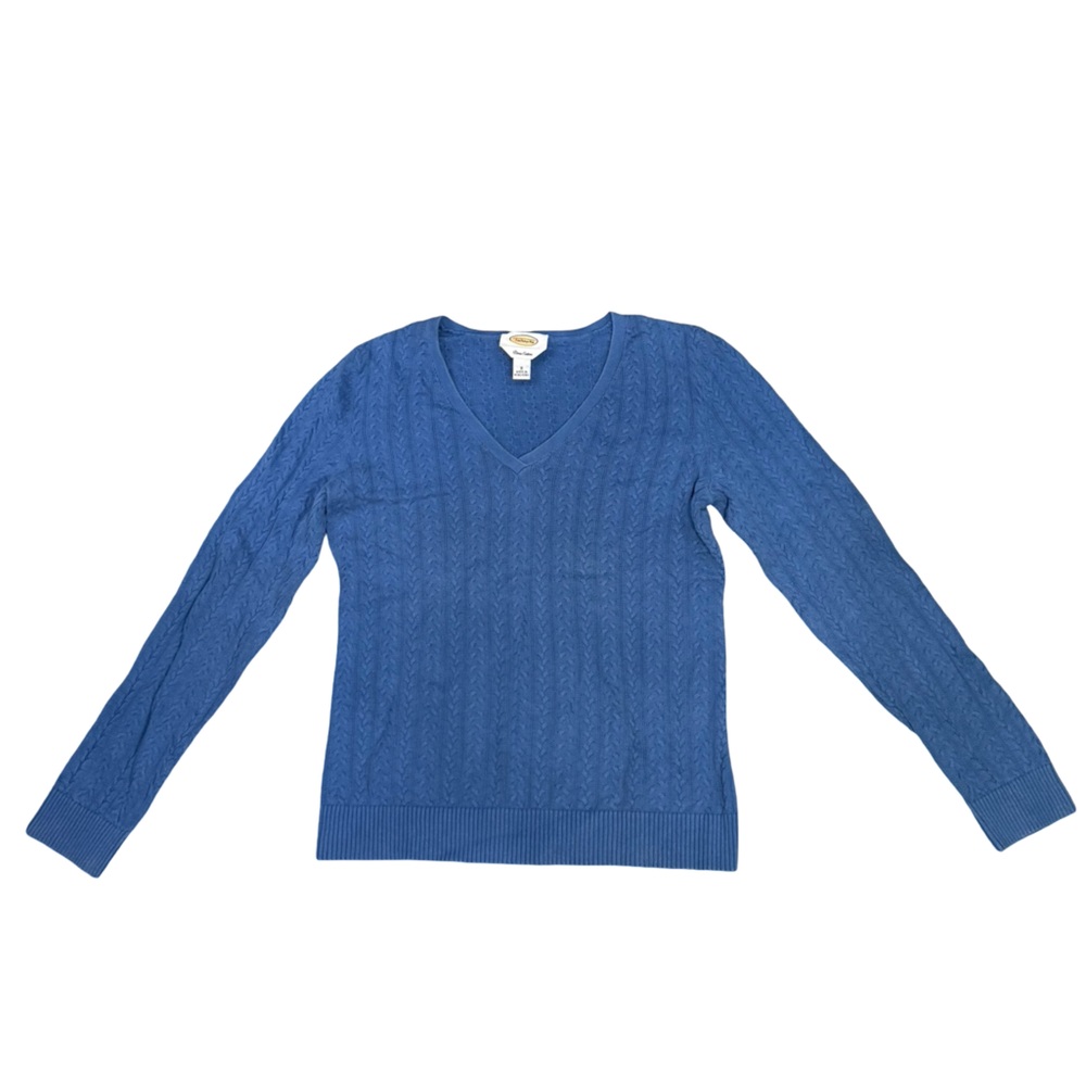Talbots V-Neck Cable Knit Sweater